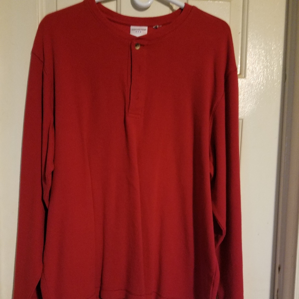 Long sleeve thermal  henley